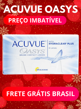 Lentes de contato Acuvue Oasys no Natal