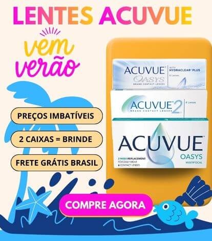 Vem verão lentes de contato Acuvue