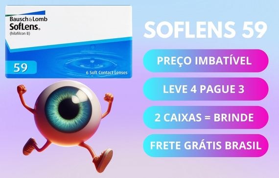 Lentes de Contato Soflens 59