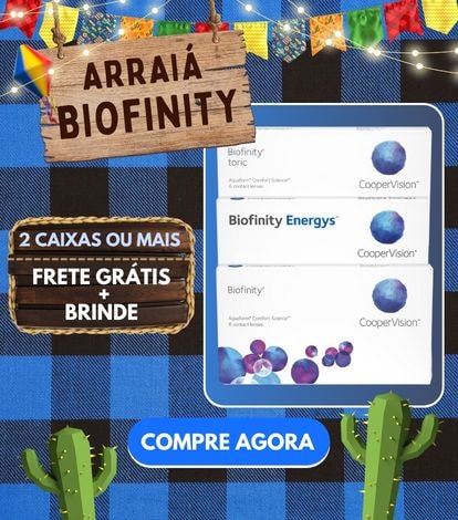 Lentes de contato Biofinity