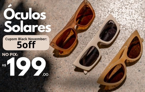 Óculos de Sol com 5% OFF