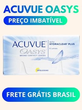 Vem verão lentes de contato Acuvue Oasys