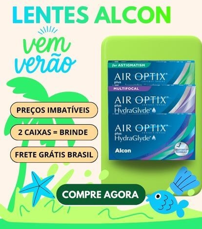 Vem verão lentes de contato Air Optix Hydraglyde