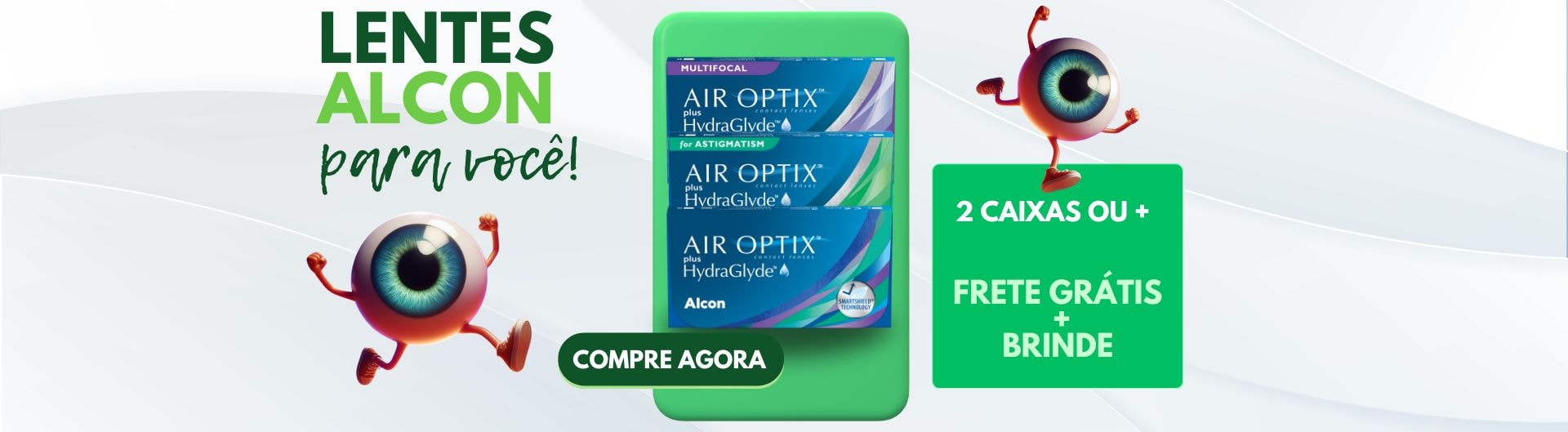 Lentes de contato Air Optix Hydraglyde