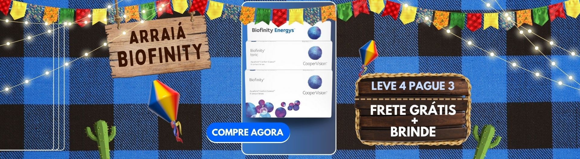 Lentes de contato Biofinity