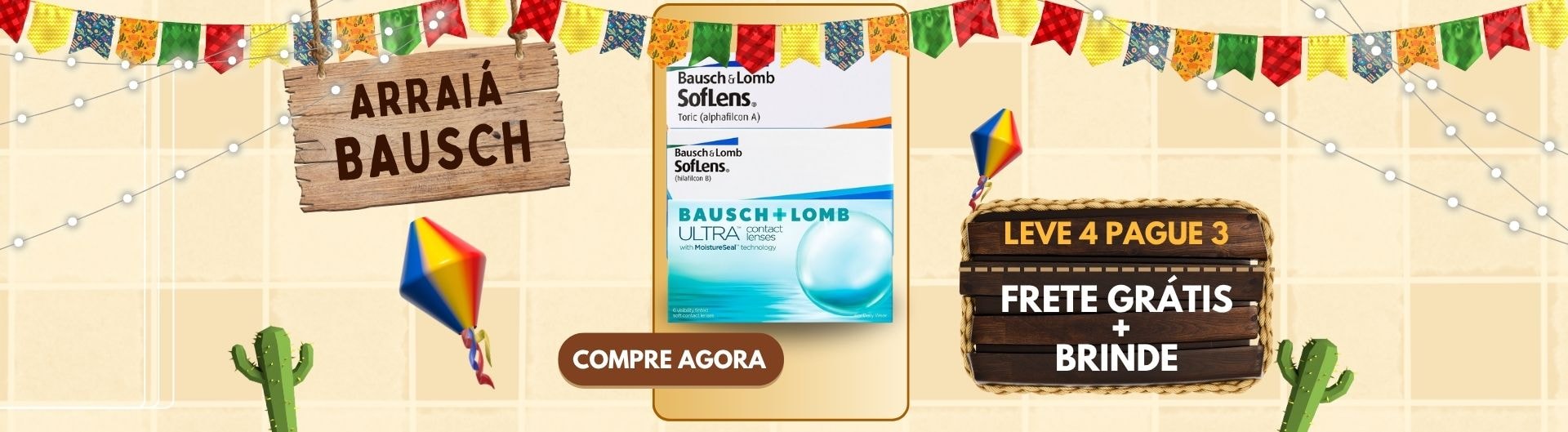 Lentes de contato Bausch e Lomb