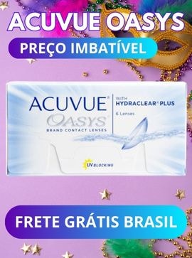 Carnaval lentes de contato Acuvue Oasys