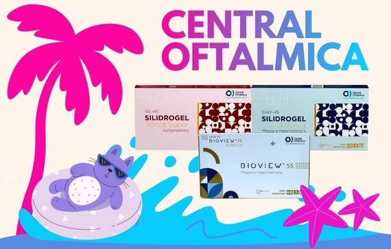Vem verão lentes de contato Central Oftalmica