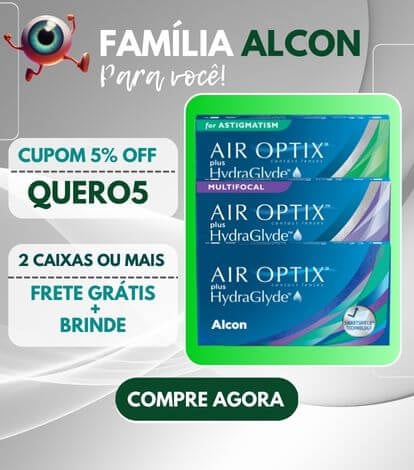 Lentes de contato Air Optix Hydraglyde