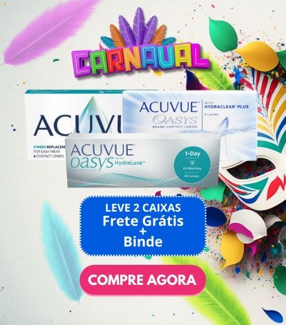 Carnaval lentes de contato Acuvue
