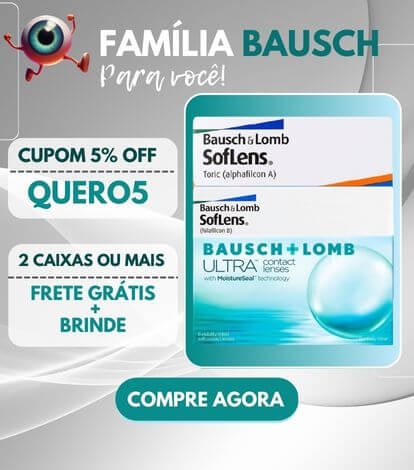 Lentes de contato Bausch e Lomb