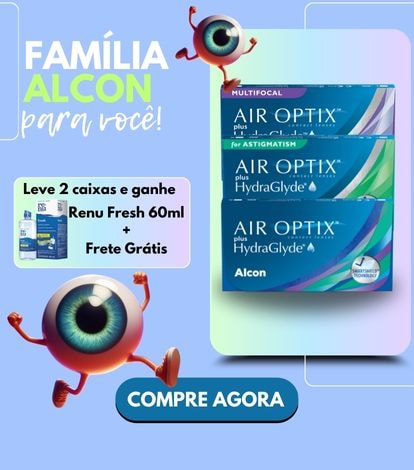 Lentes de contato Alcon Novartis