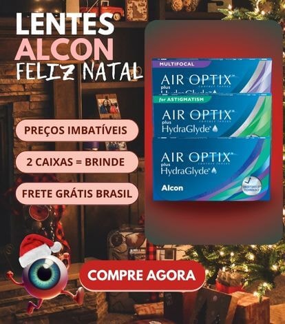 Air Optix Hydraglyde para o Natal