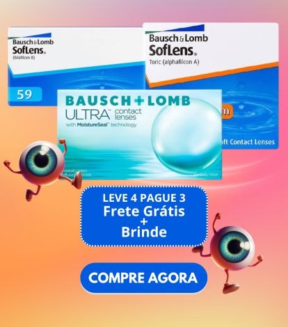 Lentes de contato Bausch e Lomb