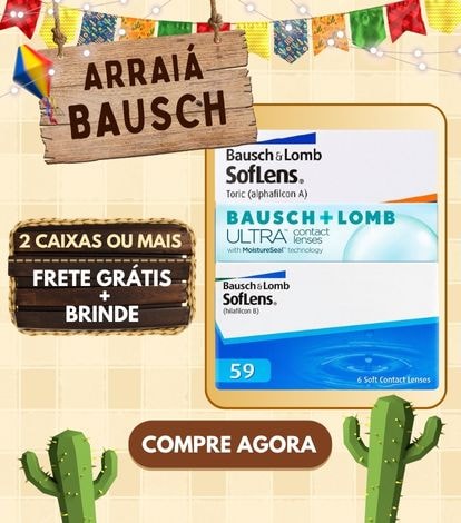 Lentes de contato Bausch e Lomb