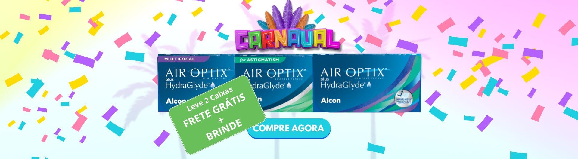 Carnaval de contato Air Optix Hydraglyde