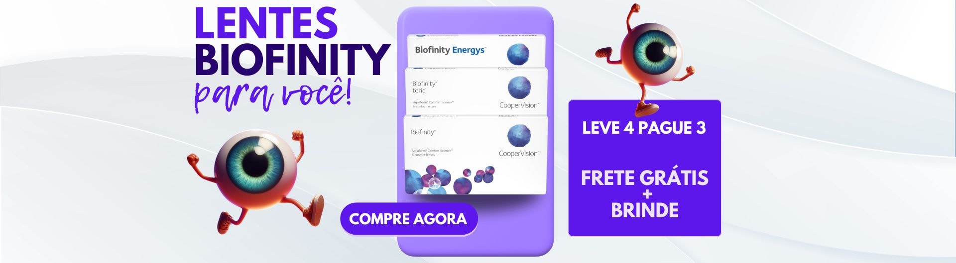 Lentes de contato Biofinity