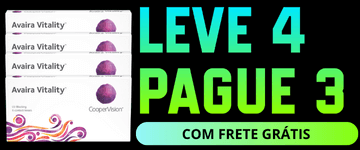 Leve 4 Pague 3 Lente de Contato Avaira